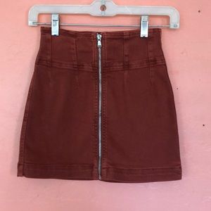 🌺NWOT Free People mini skirt